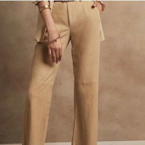 BANANA REPUBLIC  Heritage Bootcut Suede Pant